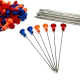 Generisch Blasrohrpfeile Flex Darts ⌀10mm (100 Stück) (Blau-Orange-Rot)