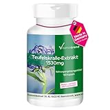 Teufelskralle Extrakt Kapseln 1530mg - 180 vegane hochdosierte Kapseln – Harpagophytum | Vitamintrend®