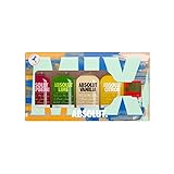 Absolut Vodka Five Set – 5er Pack Absolut Vodka Mix – Mit Raspberri, Lime, Vanilia, Citron und Watermelon– 5 x 50 ml