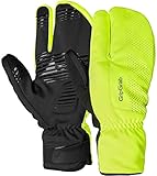 GripGrab Ride Winddichte Deep Winter 3-Finger Lobster Fahrradhandschuhe Warme Gel Gepolsterte Fahrrad Winterhandschuhe