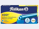 Pelikan Tintenpatrone 4001 GTP 5 türkis 5 Patronen