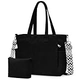 oscaurt Cord Tote Bag Shopper Tasche Damen Handtasche Beuteltasche Stofftasche Crossbody Bag Groß Schultertasche mit Kosmetiktasche Umhängetasche für Arbeit Studium Einkaufen Tägliche Reisen