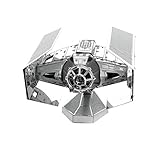 Fascinations MMS253 - Metal Earth 502664 - STAR WARS Darth Vader's TIE Fighter™, lasergeschnittener 3D-Konstruktionsbausatz, 2 Metallplatinen, ab 14 Jahren