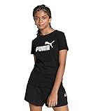 PUMA Mädchen Ess logo te G T shirt, Puma Black, 164 EU