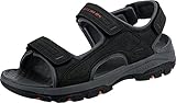 Skechers Herren Tresmen-Garo Open Toe Water Sandal, Black Synthetic, 42 EU