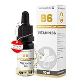 BIOCANNOVEA Vitamin B6 Tropfen 10ml, hochdosiert, Wasserlöslich & Mizelliert | Pflanzliches Nahrungsergänzungsmittel, höchste Bioverfügbarkeit | stärkt Immunsystem & Nervensystem | Vitamin Mangel