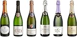 La Grande Vinothèque - Sekt Probierpaket Crémant Brut - 6 Sekt Flasche aus Frankreich : Alsace, Bordeaux, Bourgogne, Loire, Jura, Limoux (6 x 0.75 l)