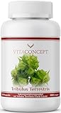 VITACONCEPT I Tribulus Terrestris | 1000 mg pro Kapsel | 120 Kapseln | Das Orginal aus Erdburzeldorn | laborgeprüft | für Männer und Frauen | hochdosiert | Made in Germany