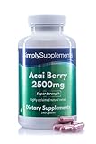 Acai Beere 2500mg - 240 Kapseln - Geeignet für Veganer - Versorgung für 4 Monate - SimplySupplements