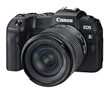 Canon EOS RP Systemkamera - mit Objektiv RF 24-105mm F4-7.1 IS STM (spiegellos, 26,2 Megapixel, 7,5 cm Clear View LCD II, 4K, DIGIC 8 Bildprozessor, WLAN, Bluetooth, Vollformat-Sensor), schwarz