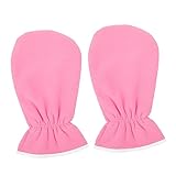 NOLITOY 1 Paar Peeling-handmaske Lotion Für Trockene Hände Handschuhe Zum Entfernen Von Handschwielen Guantes Desechables Gel-handschuhe Körpergel Rissige Hände Handschuhe Flanell Rosa