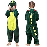 CHMMY Dinosaurier Kostüm Jumpsuit Kostüm Tier Cosplay Onesie Kinder 110cm