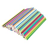 OFFSCH 200 Stück Bunte Papier Lollipop Sticks 15 cm x Ideale Kuchen Sticks Für Bastelprojekte Dekoration Und Kreative Geschenkartikel Perfekt Für Lutscher Cake Pops Und