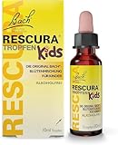 Bachblüten Original Bach RESCURA Kids Tropfen Alkoholfrei, 10ml | Bachblütenmischung für Kinder | Original nach Dr. Edward Bach | ehemals Rescue