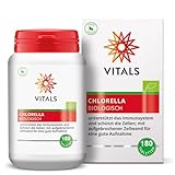 Vitals - Chlorella Biologisch 180 Tabletten. Chlorella aus biologischem Anbau in Tabletten à 500 mg.