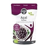 borchers Bio Açaí-Pulver | Für Drinks, Smoothies und Müsli | Aus der Acai-Beere | 80g (80g (1er Pack))