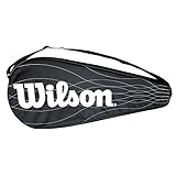 Wilson Performance Schlägerhülle für einen Tennisschläger Cover Performance Schwarz Einheitsgröße