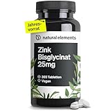 Zink 25mg – 365 Tabletten – gut verträgliches Zinkbisglycinat (Zink-Chelat) – vegan, hochdosiert, ohne unnötige Zusätze – in Deutschland produziert & laborgeprüft