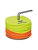 Erima Unisex markeringsskiver Set, Neon Gelb/Orange, Einheitsgröße EU