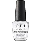 OPI Natural Nail Strengthener – 2-in-1 Nagelhärter und Base Coat – stärkt mit Vitamin A & E – schützt vor Verfärbung und verlängert die Haltbarkeit von Nagellack – vegane Formel