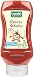 Byodo Bio Kinder Ketchup, 2x300ml PET-Flasche - 100% Bio-Zutaten, 85% Tomatenmark, Italienische Qualität, Agavensüße, Ohne Künstliche Zusätze, Ideal für Kinder, Hergestellt in Italien