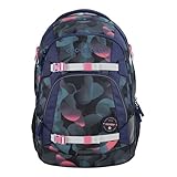 coocazoo Schulrucksack Mate „Cloudy Peach”, rosa-blau, ergonomischer & anpassbarer Tornister, höhen- & größenverstellbar, mit Brustgurt & Hüftgurt, ab der 3. Klasse