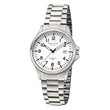 REGENT Titanuhr Unisex mit Gliederarmband 36 mm Analog 10 ATM Saphirglas 1969.90.99