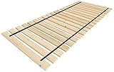 Lermowood Rollrost 100 x 200cm (20 Latten) - Extrem stabil, Massivholz - Lattenrost Bettrost Holzlatten Latten Rost