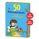 Moses MOS21079 50 Naturexperimente Geh raus und werde Forscher! | Kinderbeschäftigung | Kartenset