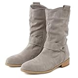 GFPGNDFHG Damen Sale Herbst Stiefel Damen Stiefel Wildleder Damen Stiefeletten Damen Spitz Kurze Gummistiefel Damen Wanderschuhe Herren Wasserdichte Stiefel Damen Stiefeletten Cowboystiefel Damen