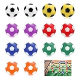 Kaisibum 14 Stück Tischfussball Kickerbälle, Tischkicker Bälle Ersatzbälle 32mm Mini Tischfussball Kinder Erwachsene Kickerball für Kickertisch