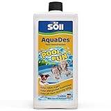 Söll 31430 AquaDes Pool-Desinfektion flüssig 1 l - wirksame Poolreinigung Wasserpflege gegen Bakterien und Keime zur Desinfektion von Pool Planschbecken Schwimmbad Kinderbecken Kinderpool