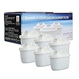 ZEVCRI Wasserfilter-Kartusche kompatibel mit Brita Maxtra+, Maxtra, Mavea, Anna Duomax, Wasserfilter für BRITA Style, Elemaris, Marella, Aluna, Fill&Boil, Optimax - 6 Pack