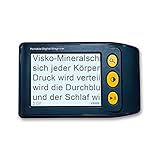 Digitale Leselupe Lesehilfe, 2 bis 25-fache Vergrößerung, Lupe zum Lesen, klein & leicht für Zuhause, Unterwegs und auf Reisen, kompatibel mit PC & TV, ideal für Senioren und Sehbehinderte