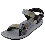 OutPro Herren Sport Sandalen Strand Trekkingsandalen mit Klettverschluss Wander- und Outdoor-Sandalen Beach Outdoorsandalen