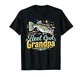 Vintage Fisherman Reel Cool Opa Vatertag Angeln T-Shirt