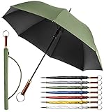 Sapor Design Regenschirm Stockschirm sturmfest Auf-Automatik windsicher | XXL groß & stabil für 2 Personen Damen & Herren | Golfschirm Reise UV-Schutz 50 – 123 cm Ø elegant | DAS ORIGINAL