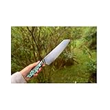 Damastmesser Kochmesser Eleganter Griff VG10-Stahl Japanisch 67-lagiger japanischer Kiritsuke Messer Abalone Muschel Griff Küchenmesser