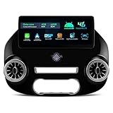 XTRONS 12.3 Zoll Android Autoradio Octa Core 4GB 64GB Eingebautes 4G LTE Car Play Android Auto DSP WiFi GPS Bluetooth 5.0 Optional DAB+ OBD DVR für Mercedes Benz Vito W447(2014-2022)