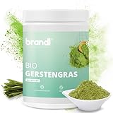 Gerstengras-Pulver BIO in Rohkost-Qualität aus Bayern und abgefüllt in Deutschland | Optimal für Sportler by brandl® | 500g Bio Gerstengras