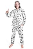 CityComfort Onesie Kinder Fleece Overall Jumpsuit Schlafanzug Jungen Mädchen Extra Weich Einteiler Ganzkörperanzug Schlafoverall Pyjama Strampelanzug 7-14 Jahre (Grau, 7-8 Jahre)