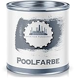 Lausitzer Farbwerke Schwimmbeckenfarbe traditionelle Poolfarbe Schwimmbadbeschichtung Betonfarbe wasserdicht in Blau Weiß Grau Grün Seegrün Lichtgrau Anthrazitgrau (2,5 L, Blau)