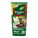 Knorr Bratenjus pastös (vielseitig anwendbar als klarer Bratensaft, Bratensoße und braune Soße) | 400g (1er pack)