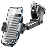 Tsryrlr Handyhalterung Auto [Super Saugkraft] Auto Handyhalter Saugnapf für Armaturenbretter & Scheibe, 360° Drehung Universal Pkw Autotelefonhalte für iPhone, Galaxy und andere Smartphone