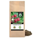 Himbeerblättertee (250g), Himbeerblätter geschnitten, schonend getrocknet, 100% rein und naturbelassen zur Zubereitung von Tee, Kräutertee, Himbeerblätter Tee