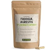 Cupplement Fadogia Agrestis 60 Kapseln 10% Extrakt 500 MG - Tropische Pflanze - Superfood - Testosteron - Booster - Tabletten - Für Männer - Hochdosiert - Vegan Powder Pulver - Supplement