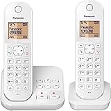 Panasonic KX-TGC 422 GW, schnurloses Telefon mit Anrufbeantworter und Zusatz-Set, weiss