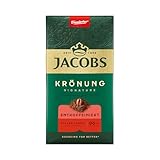 Jacobs Filterkaffee Krönung Entkoffeiniert, Gemahlener Kaffee ohne Koffeingehalt, Intensität 6/19, 500g