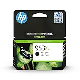 HP 953XL (L0S70AE) Original Druckerpatrone Schwarz mit hoher Reichweite für HP OfficeJet Pro 7720, 1 Stück (1er Pack)