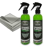 Car Sense Set Interior Cleaner Universal+ 0,25L (2x0,25L) 1x High-End Reinigungstuch für Innenraum & Displays Polsterreiniger I Autopflege Reinigung von Cockpit und Innenraum